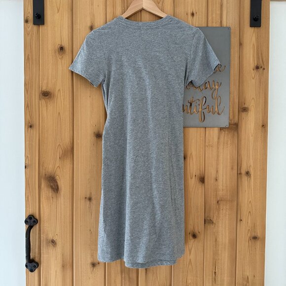 Rails Size XS Edie Tie Wrap Skirt Short Sleeve Dress in Heathered Gray - Picture 5 of 8